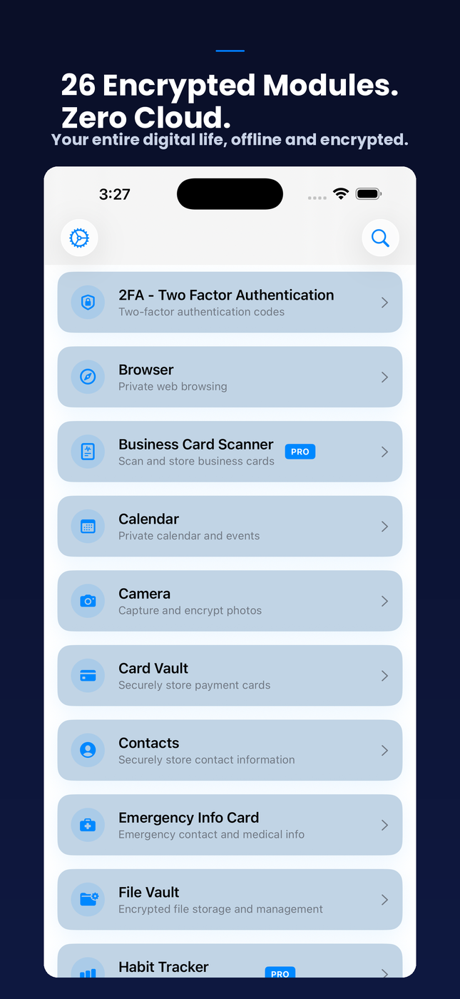 LockWhisper ios Screenshot 1