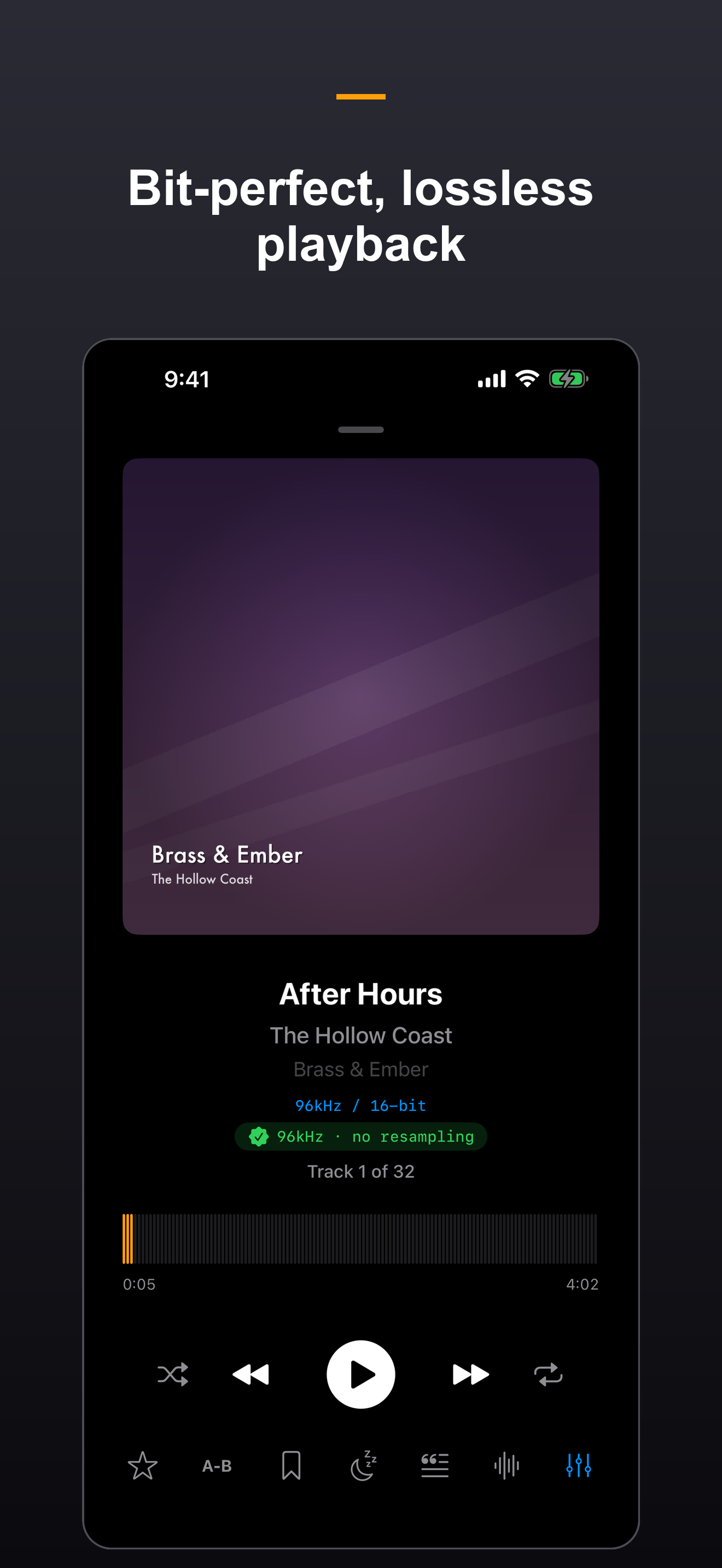 Bit-Perfect, Lossless Playback