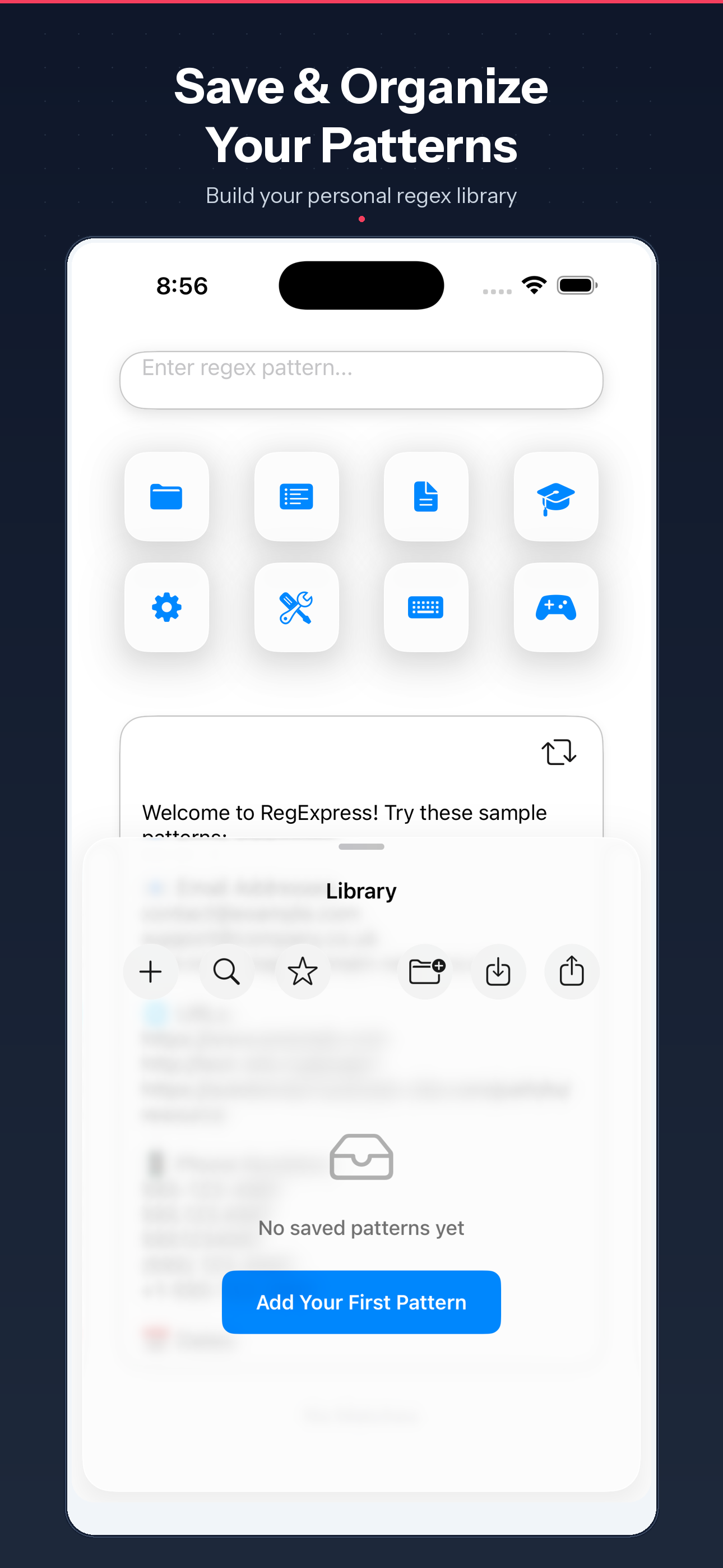 RegExpress ios Screenshot 8